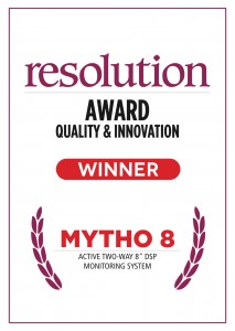 Award Quality & Innovation MYTHO 8