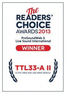 Winner reader choice RCF TTL-33A