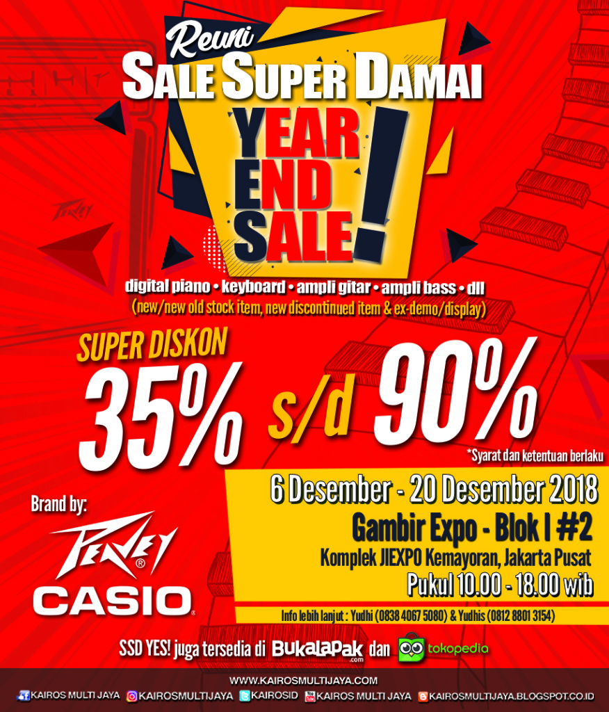 SALE SUPER DAMAI CASIO PEAVEY