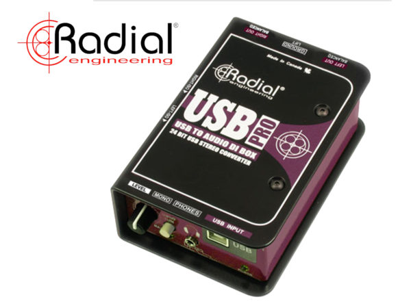 RADIAL USB-PRO – Stereo USB Laptop DI