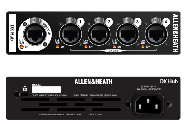 DX Hub – Remote dLive DX expander hub