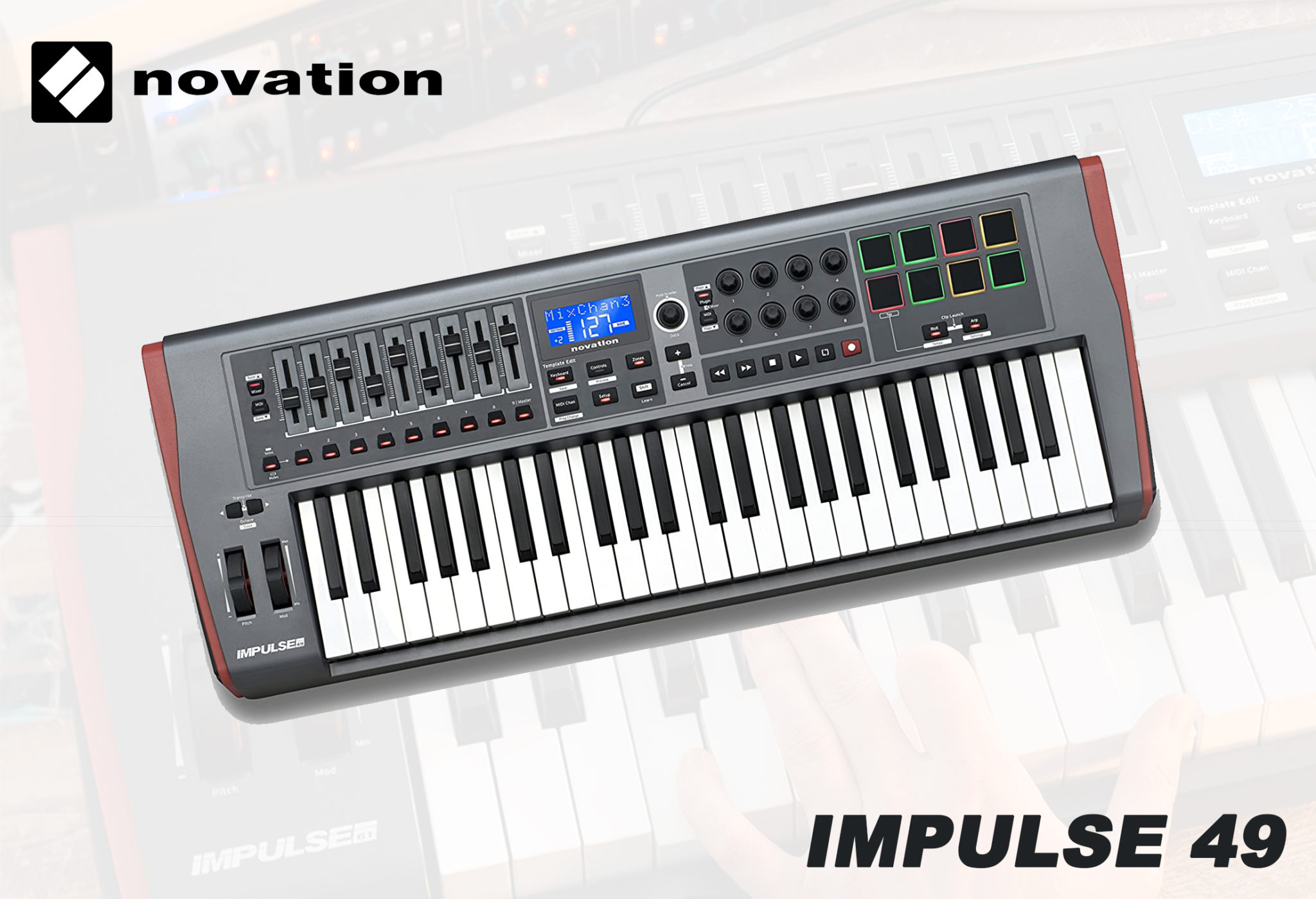 синтезатор novation ultranova. Midi-клавиатура novation impulse 25. Novation impulse 49 white. Db screen novation. Midi-клавиатура m-audio axiom 49.